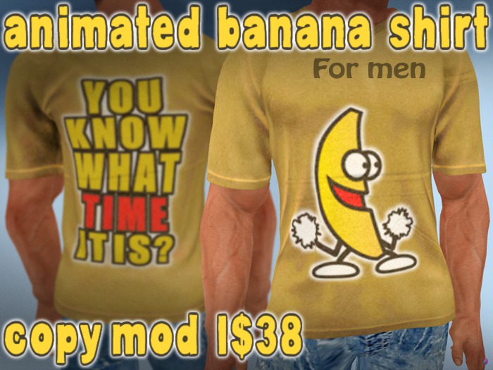 Animated Banana Shirt