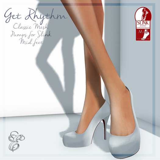 Entice - Get Rhythm Pumps - Slink Mid - White