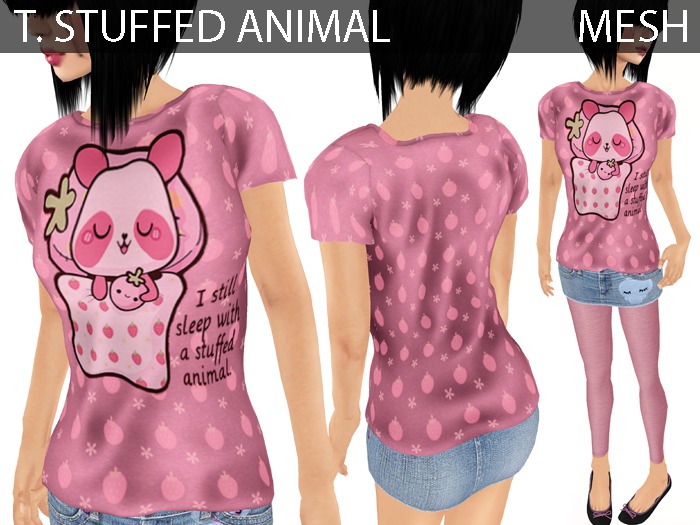 T Shirt Stuffed Animal - Mesh
