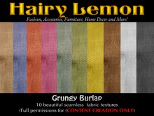 *HL* Grungy Burlap