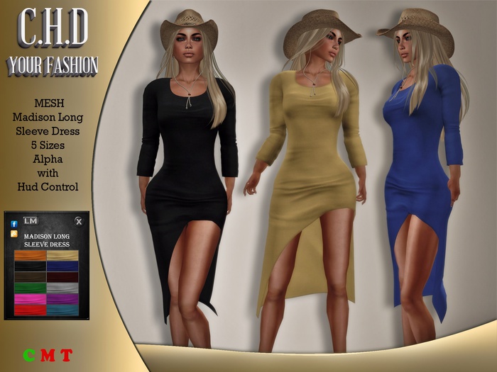 [C.H.D] Madison Long Sleeve Dress