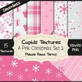 *Cupids Textures * 15 A PINK CHRISTMAS SET 2