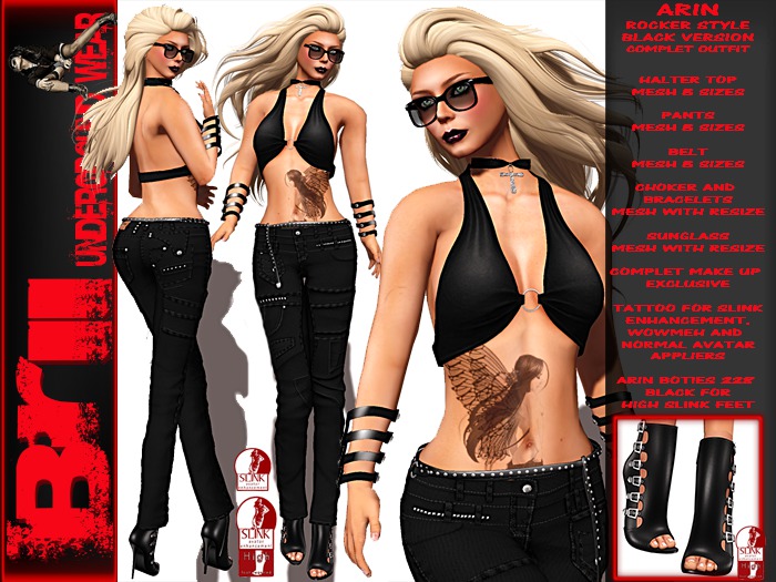 **ARIN ROCKER STYLE COMPLET OUTFIT** Brii **