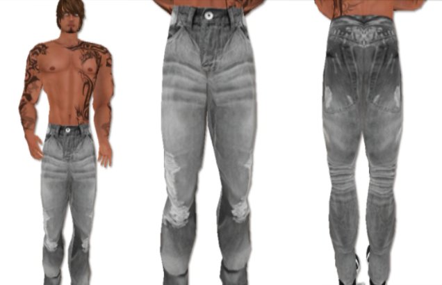 Grey Male Jeans 2