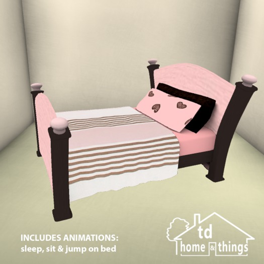 tdh&t^Bed^Pink & Chocolate Neapolitan