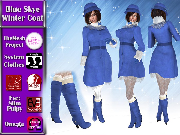 [TKS] Complete - Blue Skye Winter Coat DEMO