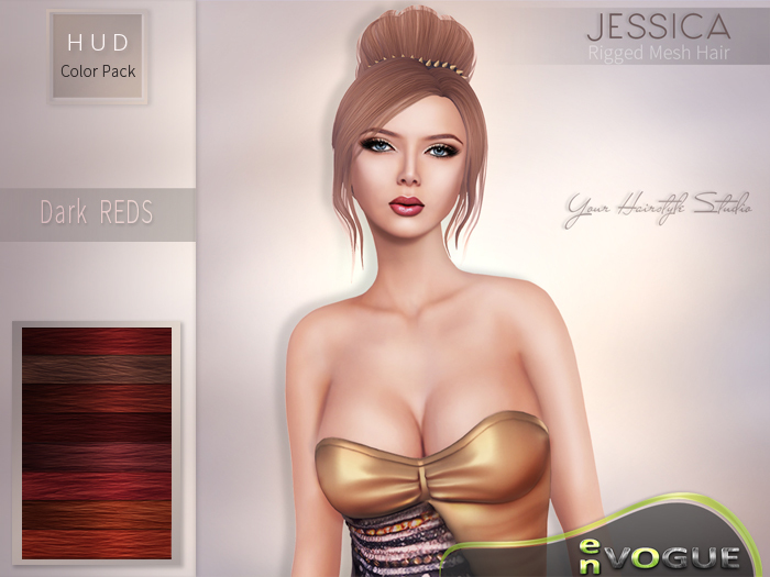 [enVOGUE] - HAIR Jessica - Dark Reds