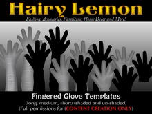 *HL* Fingered Gloves Templates