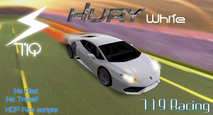 719 Racing Hury White (BOX)