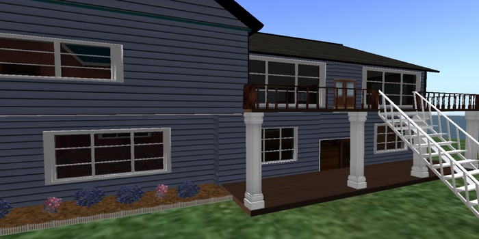 the blue house