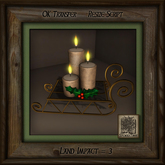 Holiday Candles Sleigh Ac