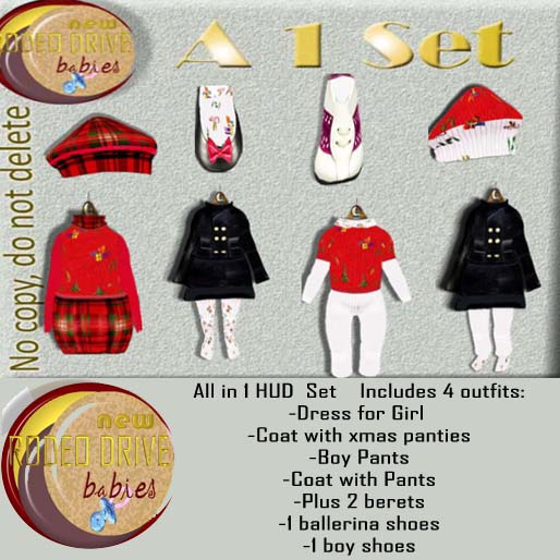 189 HUD A1 Zooby Xmas Sets <wear>