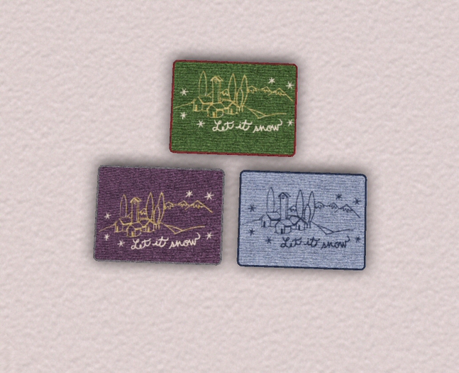 AAA - Let it snow - purple