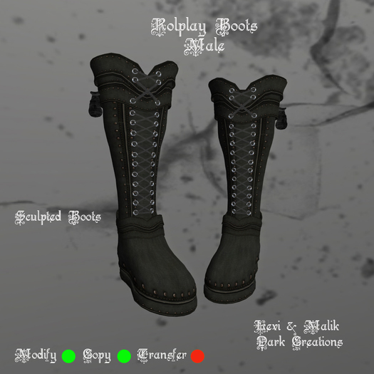 Rolplay Boots Male