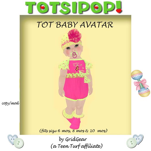 TOTSIPOP! TOT Baby Clothing Aunty's Li'l Monkey