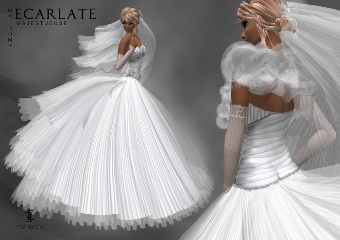 (DEMO - LG) Dress Mariage - Wedding Formal Gown - Mainomy