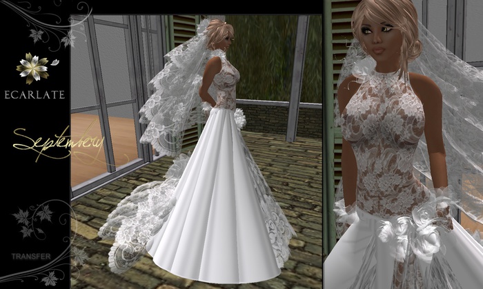 (DEMO) Dress Mariage - Wedding Formal Gown  - Septembery