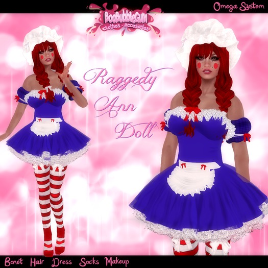 .oOo.BbG.oOo. Raggedy Ann Doll. 