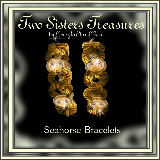 TST Seahorse Arm Bracelets.