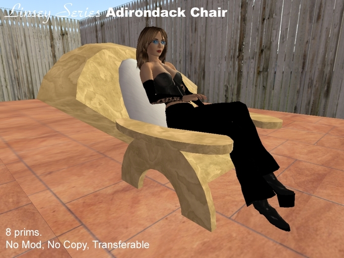 Adirondack Chair w/Pose - Lt Moulted