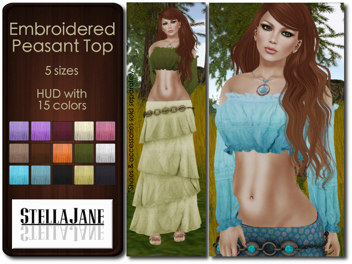 Stella Jane Peasant Blouse