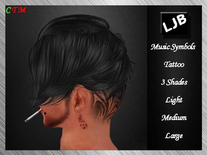 ..::LJB-INK::.. Music Symbols on Neck