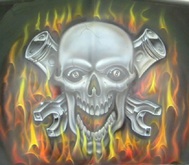 Skull - Flames
