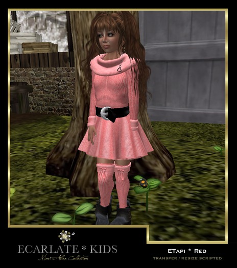 EcarlateKids - ETapi - Red - Dress Gown Robe