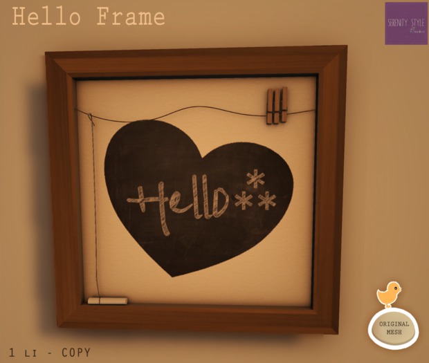 Serenity Style-HELLO FRAME