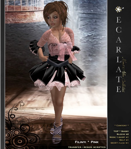 EcarlateKids - Filinyi - Pink - Dress Gown