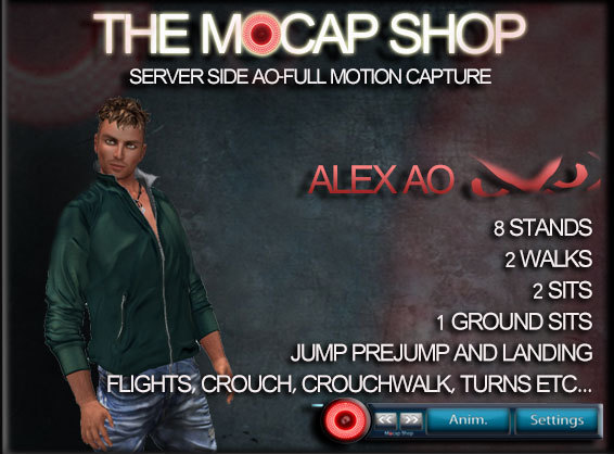 NEW  THE MOCAP SHOP-ALEX AO