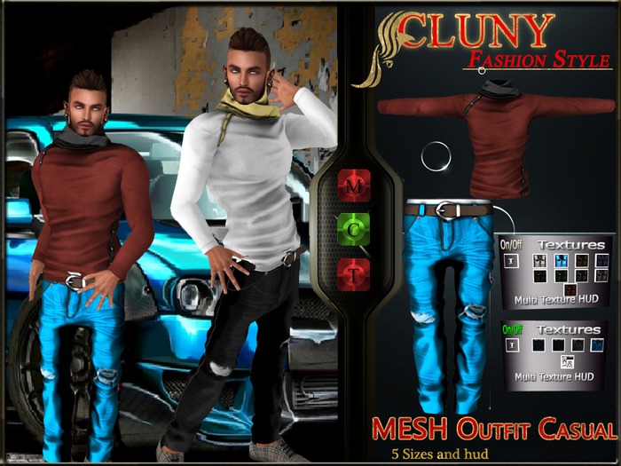 =C.F.S= Mesh outfit casual hud demo