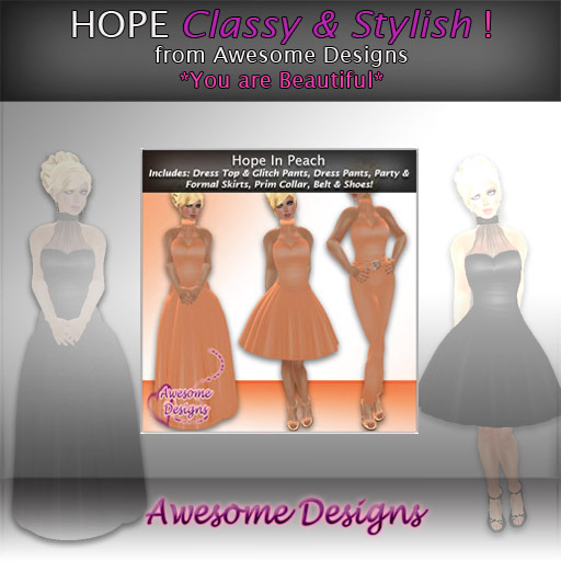 *Awesome Designs Hope In Peach