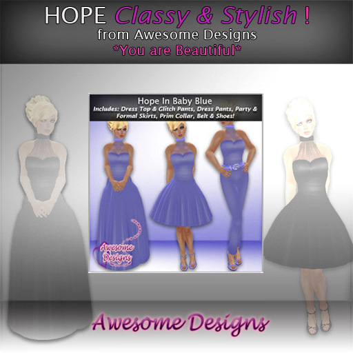 *Awesome Designs Hope In Baby Blue