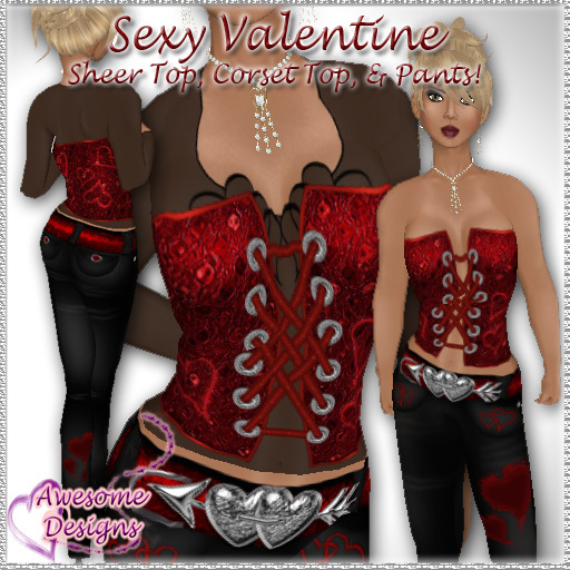 *Awesome Designs Sexy Valentine In Red