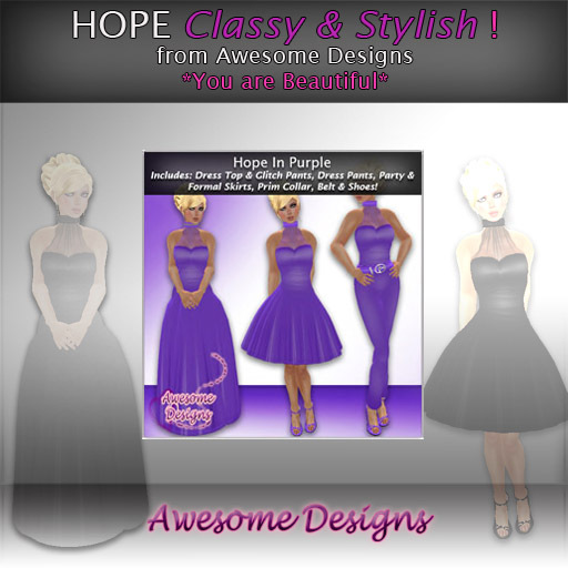 *Awesome Designs Hope In Purple