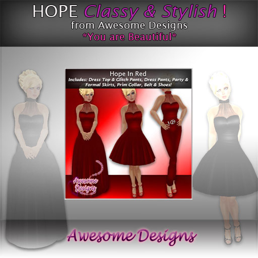 *Awesome Designs Hope In Red