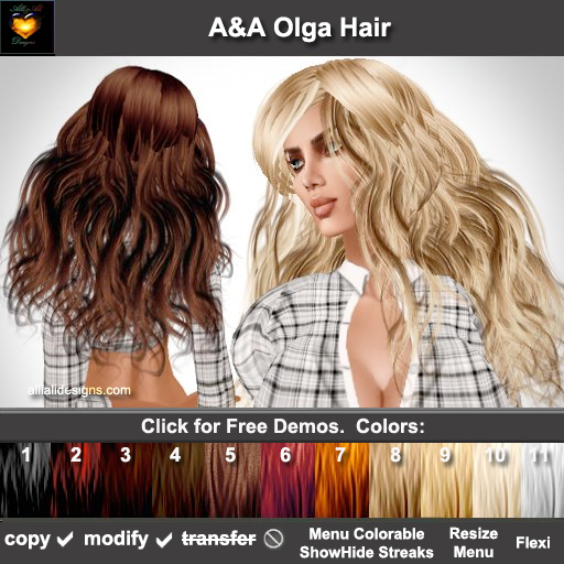 A&A Olga Hair FREE DEMOs