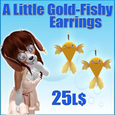 A Little Gold-Fishy Earrings