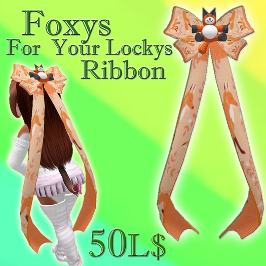 Foxys For Your Lockys Ribbon