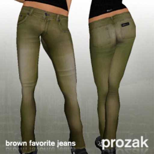 PROZAK - Brown favorite jeans