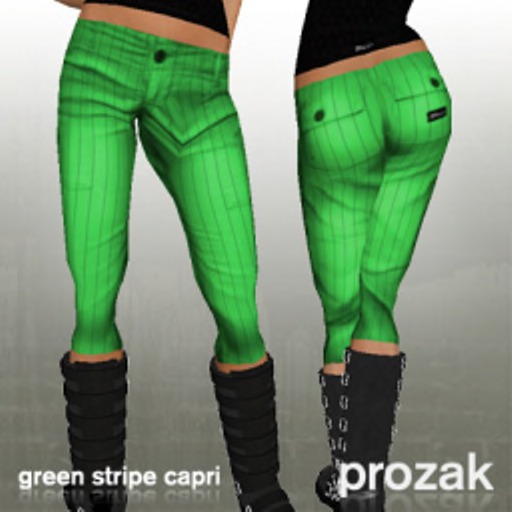 PROZAK - Green strip capri