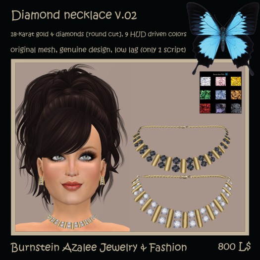 Diamond necklace v.02