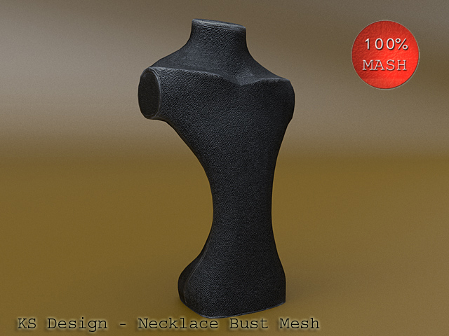 KS Design - Necklace Display Bust Mesh
