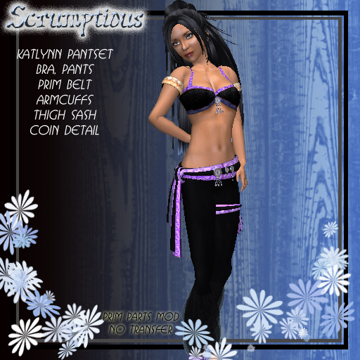 Scrumptious Katlynn Pantset Purple