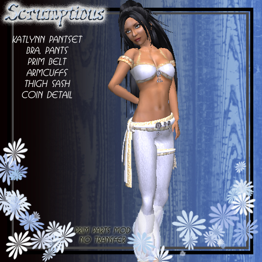 Scrumptious Katlynn Pantset White