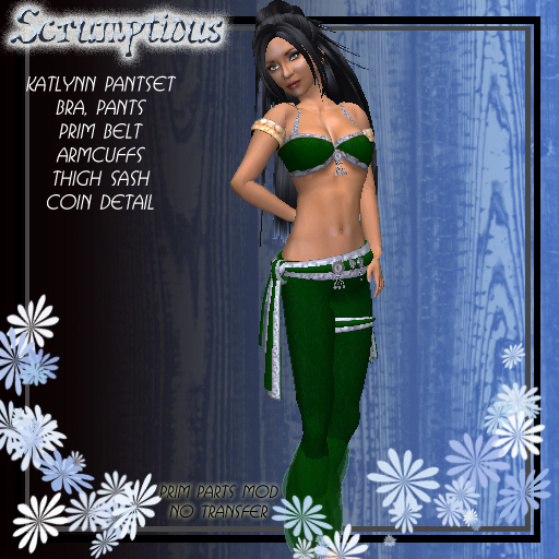 Scrumptious Katlynn Pantset Green