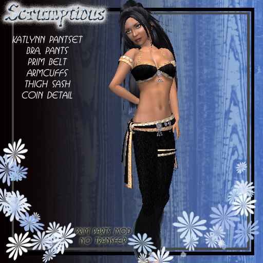 Scrumptious Katlynn Pantset Black