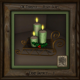 Holiday Candles Sleigh Ar
