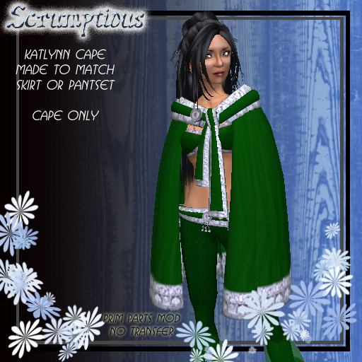 Scrumptious Katlynn Cape Green
